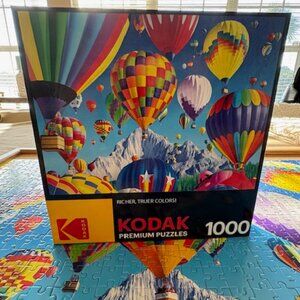 1000 Piece Puzzle Hot Air Balloons Kodak Premium Puzzles Made in USA